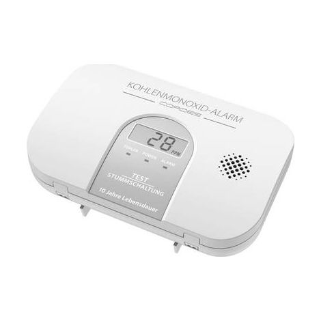 Detector de monóxido de carbono CC-4100 con pantalla LED