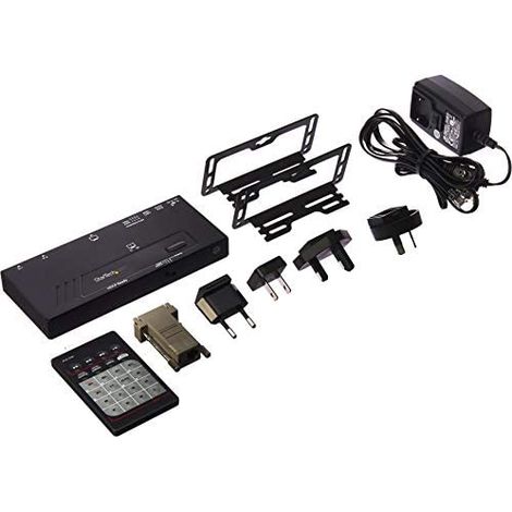 StarTech VS221HD4KA - Switch HDMI de 2 Puertos (conmutado rápido 4K, detección automática y Control Serie) (1/3)