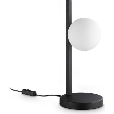 Ideal Lux BINOMIO Lampe de table globe noire 1x G9