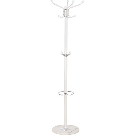 Perchero de metal con paraguero y 5 ganchos D36X172h cm