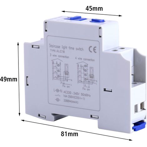 Jeffergarden AC 220-240V Meccanico Elettrodomestico Scala Relè Elettronico Temporizzatore Interruttore Temporizzatore Corridoio (1/5)