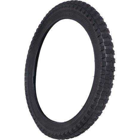 Pneu extérieur de vélo de montagne enfant 18x2.4, motif carré haute pression 280KPa pour équilibre et cyclisme (1/5)