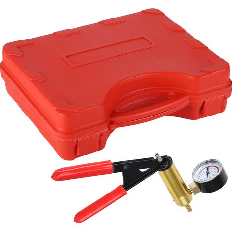 Kit de purge de frein à pompe à vide manuelle avec testeur d'étanchéité, outil de contrôle de dépression, pour entretien automobile, ensemble complet (1/5)