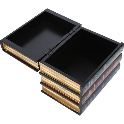 Buchförmige Schachtel, Wohnaccessoire, Dekoration für das Büroregal, Schmuckaufbewahrungsbox (1/5)