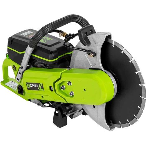Zipper – Découpeuse à disque pour béton et asphalte – Profondeur de coupe 105mm – Disque diamant 300mm – Moteur 2400W pour coupes précises (1/5)