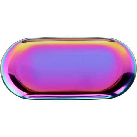 Aufbewahrungsschale aus Edelstahl, hochglanzpoliertes Messing, Kosmetik- und Schmuckorganizer mit schlichtem Design für Badezimmer und Schminktisch (Kleiner Durchmesser: 28 mm/1,1 Zoll) (1/5)