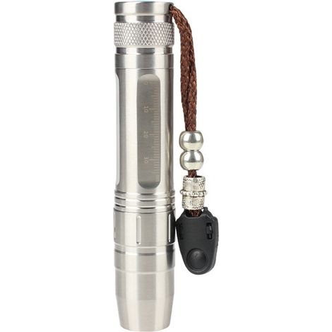 Jade Flashlight Torch Stainless Steel 3 Light Sources Super Bright Jade Appraisal Light Detector Lamp for Jewelry Gemstones Emerald Amber