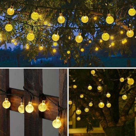 Guirlande Lumineuse - - 12m - 100 LED - Étanche - 8 Modes - Blanc Chaud (1/4)