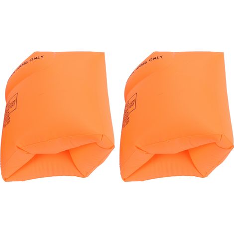 Brassard de natation gonflable pour adultes et enfants, brassard flottant, anneau de natation orange (1/5)