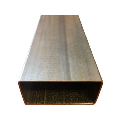 Tube rectangle acier galvanisé 100x50x2 mm - Longueur 80 cms (1/2)