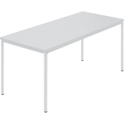 FRANKEL kaiserkraft, Table rectangulaire, tube rond plastifié, (1/4)