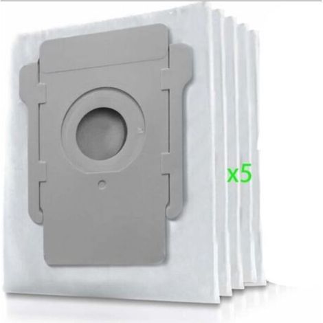 Irobot Roomba i7 Staubbeutel, 5 Stück Ersatz-Staubbeutel für iRobot Roomba i7 i7+ / i7 Plus E5 E6 E7 S9 S9 Staubsauger (kein Originalzubehör)