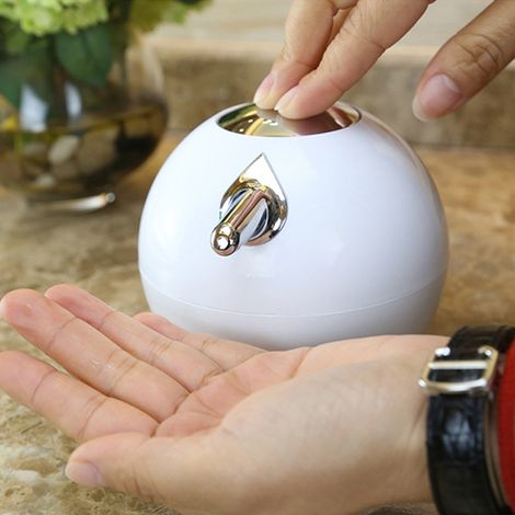380 ml Seifen-, Shampoo- und Desinfektionsmittelspender mit Pumpfunktion für Badezimmer (Weiß) (1/5)
