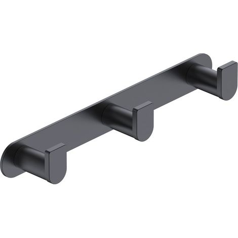 MEDIMEX CAP003-02/NG PRACTIC Percha 3X Negro Mate - ref: CAP003-02/NG