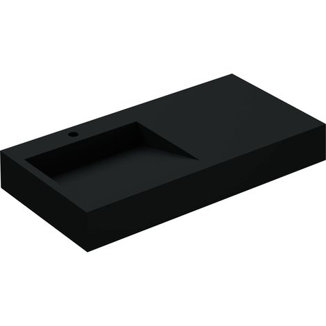 doporro Colossum11 - Lavabo da appoggio in ghisa minerale opaco, 100 x 50 x 13 cm (1/4)