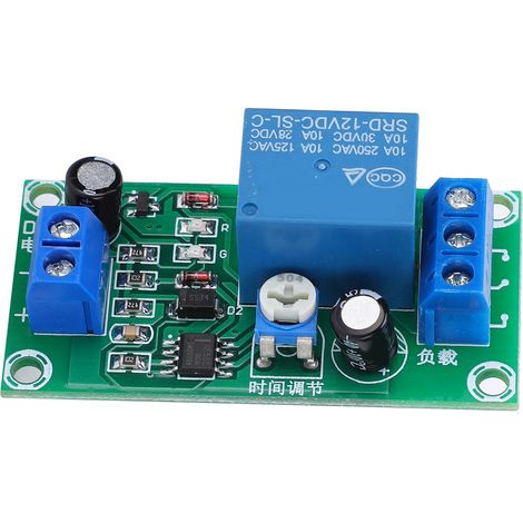 NE555 Zeitverzögerungsrelaismodul, 12V DC Zeitverzögerungsplatine für Automobilelektronik (1/5)