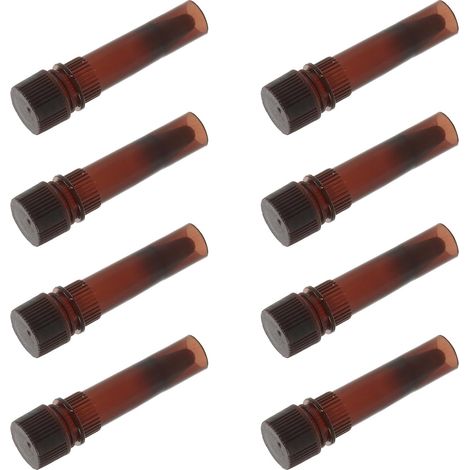 Tubes à Essai Marron 1,5ml pour Échantillonnage, Design Anti-lumière, Matériau Pp Solide, Lot de 20 Pièces pour Congélation et Laboratoire (1/5)