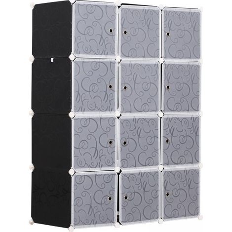Armoire MODUCONNING noir et blanc (1/5)