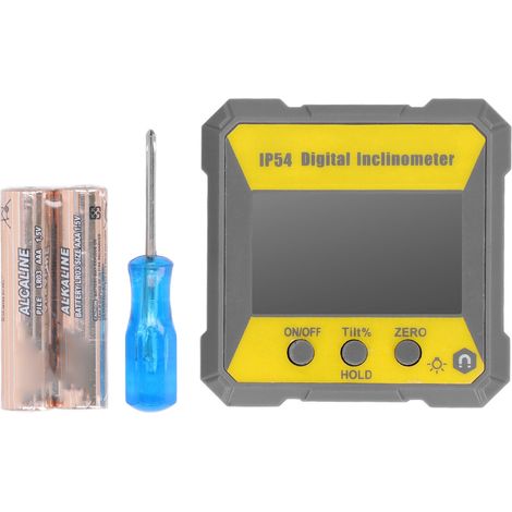 Niveau numérique IP54 de haute précision avec base magnétique, rapporteur d'angle digital, inclinomètre électronique pour mesure de niveau (1/5)