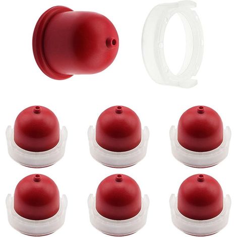 Poire D Amorçage Carburateur - Compatible Briggs Stratton 694395 496115 - Pour Moteurs Thermiques Jardin - Lot De 6 (1/5)