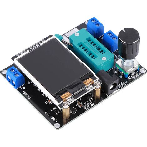 Testeur de transistors XR-137 avec ohmmètre, inductancemètre, capacimètre et ESRmètre (avec boîtier) (1/5)