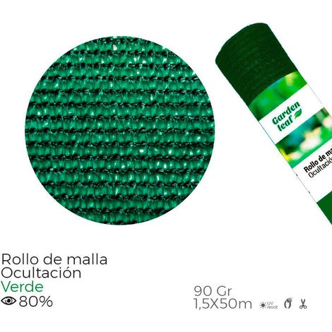 edm Malla de dissimulation verte 1,5m x 50m occultation 80% (1/3)
