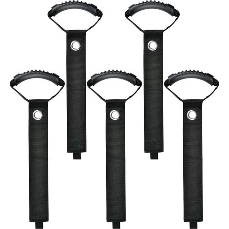 Lot de 5 supports de câbles d'extension - Organisateur de câbles robuste - (1/5)