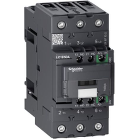 TeSys D - contacteur - 3P(3NO) - AC3 -  = 440V 50A - 24Vcc - Everlink - LC1D50ABBE