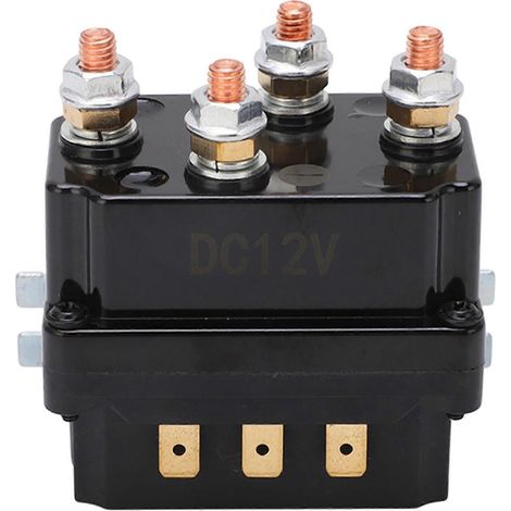 YEMAA 250A Integriertes Seilwindenrelais, wasserdicht, Messing-ABS, für 12V Geländefahrzeuge (1/5)