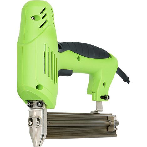 Pistolet à Ongles, Pistolet à Clous 100 Clous Cloueuse électrique Haute Résistance 30/Min Outil de Clouage Manuel, Ergonomique, Léger et sans Besoin de Pompe à Air pour Toiture, Fabrication de Meubles (1/5)