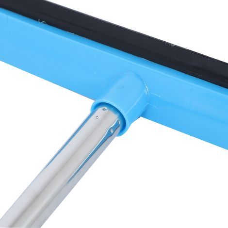 Balai Télescopique Multifonction pour Tapis et Poils d'Animaux - Outil de Nettoyage Bleu (1/5)