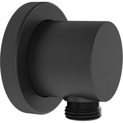 Coude de sortie de douche - VitrA A4522336 - Noir mat - Montage mural - Certifié WRAS