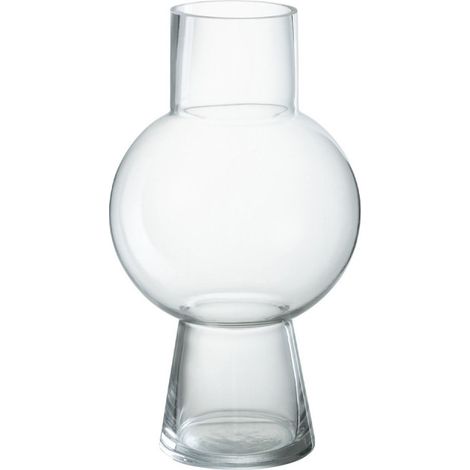 Vase Boule en Verre "Pinky Perfect" 31cm Transparent