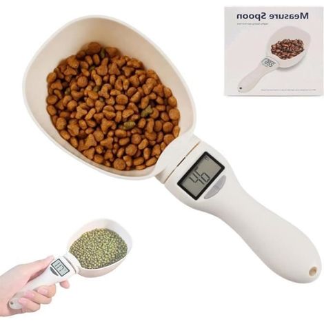Digitale Küchenwaage (800 g/0,1 g) mit LCD-Display, Präzisionswaage, multifunktionale Lebensmittelwaage (1/4)