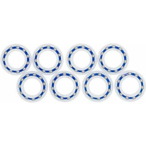 Lot de 8 roulements à Billes adaptables pour Roue de Polaris 280 180 Robot Nettoyeur de Piscine C60 C-60