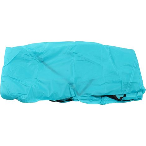 Voile d'ombrage triangulaire, auvent extérieur, protection solaire, protection UV, toile imperméable, bleu lac (1/5)