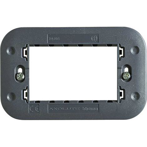 H4703 Supporto in Resina Caricata Vetro a 3 Moduli (1/5)
