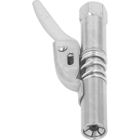 Coupleur de pistolet à graisse, pression minimale, embout de verrouillage rapide à dégagement rapide, buse d'injection d'huile (1/5)