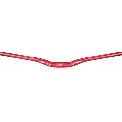 Manubrio per bicicletta MTB in alluminio 780 mm rosso (1/5)