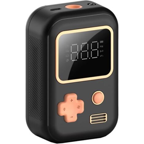 QORVA-Gonfleur de pneu Gonfleur de pneu sans fil portable 12V / 150PSI / 3000mAh Pompe à pneu électrique rechargeable Mini gonfleur portatif avec affichage numérique adapté à la balle de vélo de moto