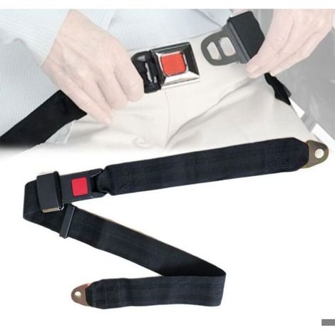 Ceinture de sécurité universelle rétractable réglable à 2 points pour siège d'autobus de voiture