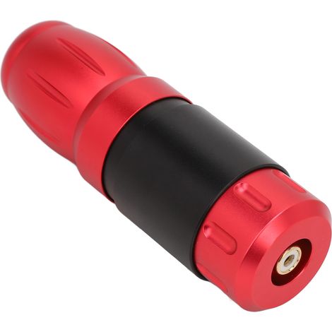 Machine à tatouer rotative en alliage d'aluminium rouge, légère et rapide, stylo professionnel avec câble RCA (1/5)