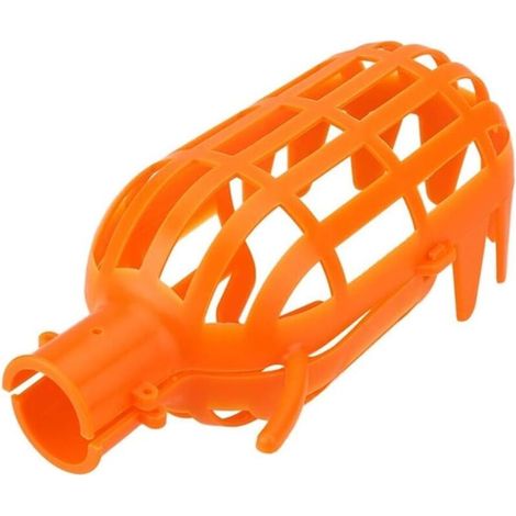 Tête de corbeille à fruits en plastique Outil d'économie de main-d'œuvre Rassemblez des fruits pour la récolte (Orange) (1/5)