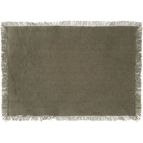 Set de table en coton 30 x 45 cm Mahas kaki (1/3)