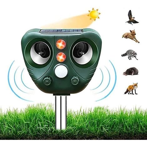 Außen-Katzenabwehr, Ultraschall-Anti-Katzen, Hundeabwehr, Solarbetrieben, USB-Aufladung zur Vertreibung von Hunden,
