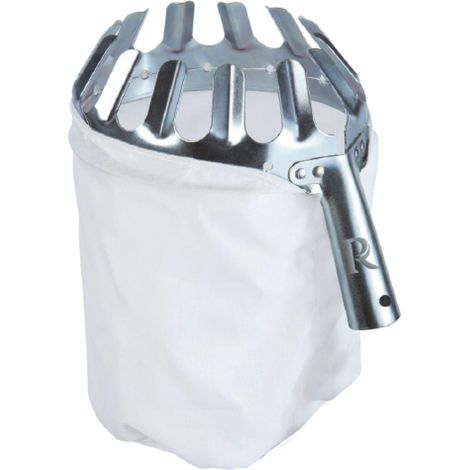 Cueille Fruits métallique Ø14cm avec Sac récupération (1/3)
