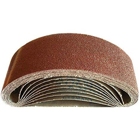 Bande abrasive sans fin 75x533mm P100/papier de verre/(10/250)