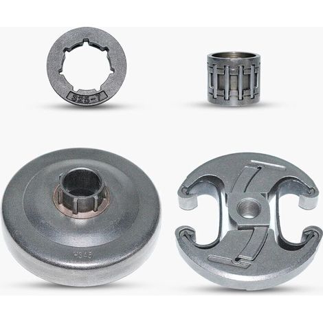 325"-7T Tambour d'embrayage Embrayage Assy Pignon Jante Roulement à aiguilles kit pour Husqvarna 340 345 346XP 350 351 353 445 450 E Tronçonneuse (1/4)
