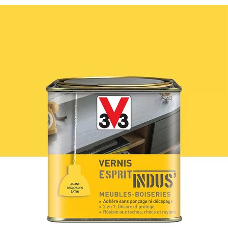 Vernis Esprit Indus' V33 Jaune Brooklyn Satin 0,75 L (1/3)