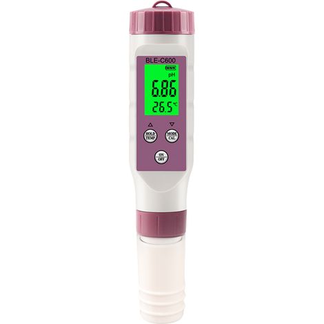 PH Meter Digital 7 in 1 PH/TDS/EC/ORP/S.G/Salinity/Temp Meter with ATC 0.01 Resolution High Accuracy PH Tester for Drinking Water Hydroponics Fish Tank Aquarium Swimming Pool